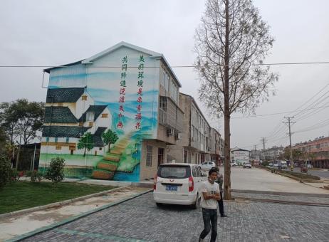 习水墙绘的制作流程