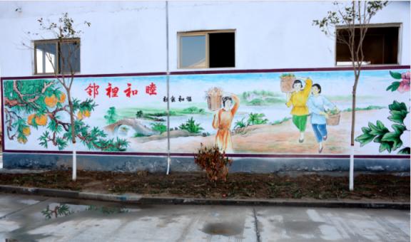 习水乡镇文化墙 乡风文明焕发新活力