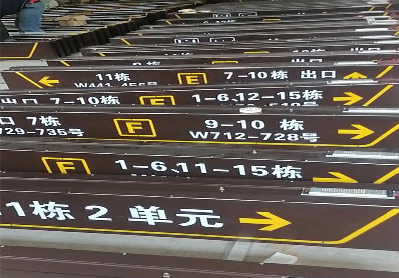 习水广告标识中，常见的几种安装方式。