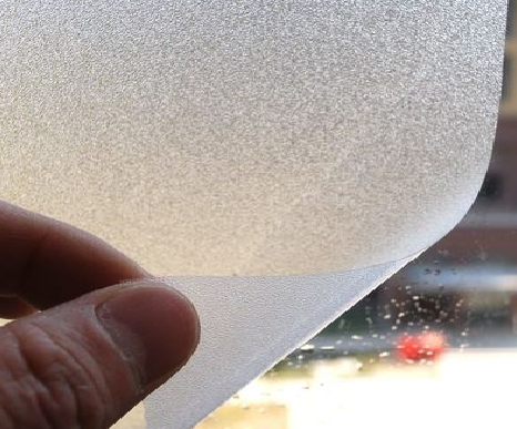 习水玻璃门外面粘广告用什么材料好？